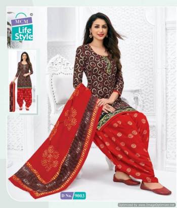 MCM Lifestyle Padmavati Bandhej Dress Material