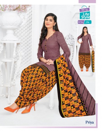 MCM Lifestyle priya vol 8 Stitched cotton Dress wholesale price