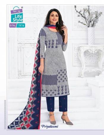 MCM Lifestyle Priyalaxmi vol 21 Churidar dress Material