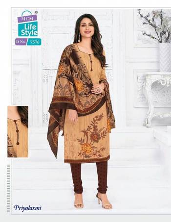 MCM Lifestyle Priyalaxmi vol 21 Churidar dress Material