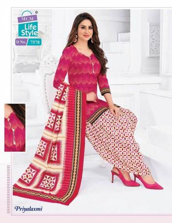 MCM Lifestyle Priyalaxmi vol 21 Churidar dress Material