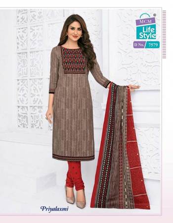 MCM Lifestyle Priyalaxmi vol 21 Churidar dress Material