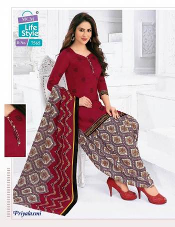 MCM Lifestyle Priyalaxmi vol 21 Churidar dress Material