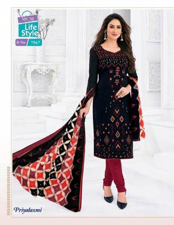 MCM Lifestyle Priyalaxmi vol 21 Churidar dress Material