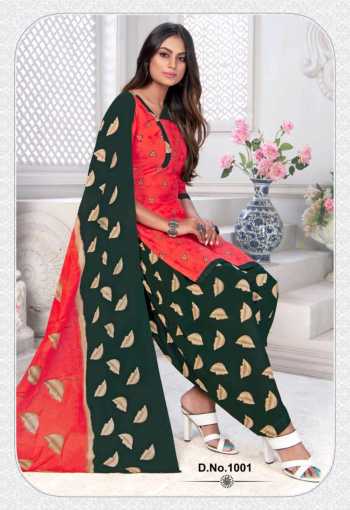 Meenaxi Rangeeli Patiyala vol 4 Cotton Punjabi Dress