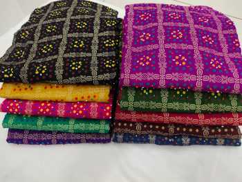 MF Butti Suits Hand Bandhej dress wholesaler