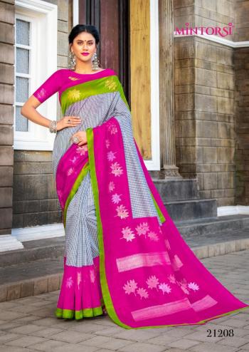 Mintosi Devsena Shine Silk Ethnic wear Saree catalog