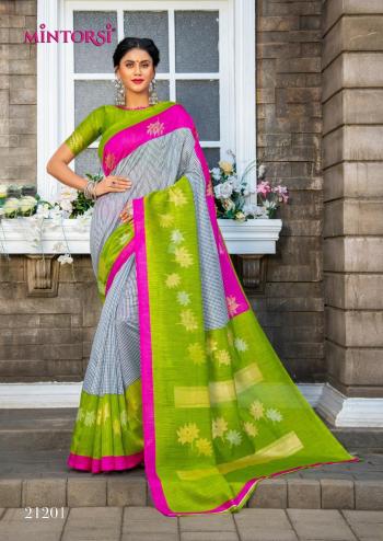 Mintosi Devsena Shine Silk Ethnic wear Saree catalog