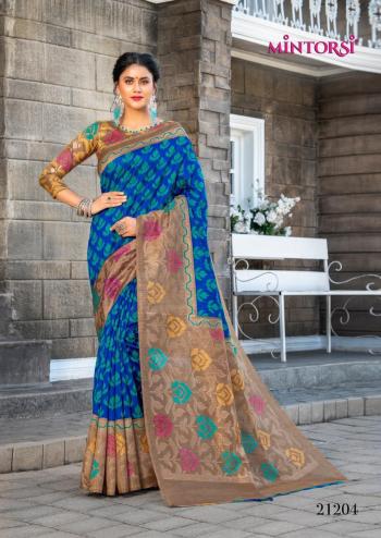 Mintosi Devsena Shine Silk Ethnic wear Saree catalog