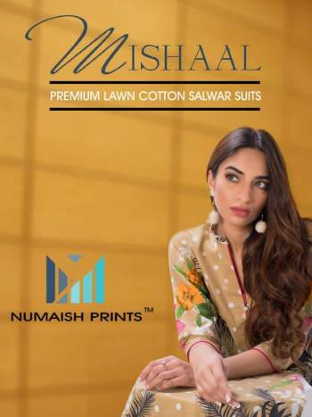 Mishaal Print Numaish Lawn pakistani Suits wholesaler