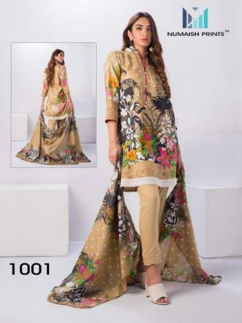 Mishaal Print Numaish Lawn pakistani Suits wholesaler