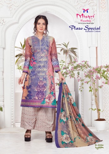 Mishri plazo Special vol 2 karachi cotton Dress material