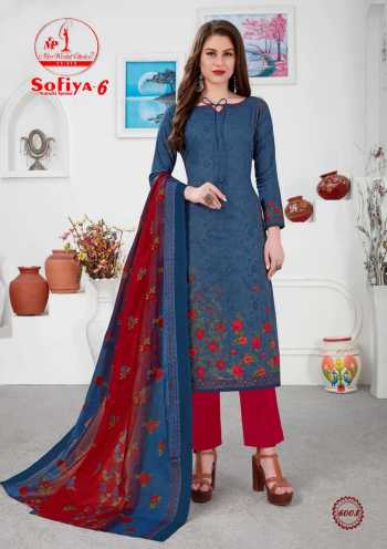 Miss World Sofiya vol 6 Cotton Dress Material catalog