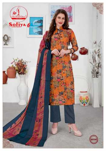 Miss World Sofiya vol 6 Cotton Dress Material catalog