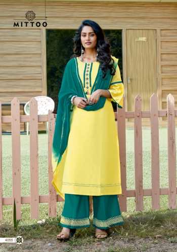 Mittoo manohari vol 2 kurtis with Palazzo and Dupatta