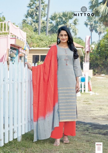 Mittoo manohari vol 3 kurtis with Palazzo and Dupatta