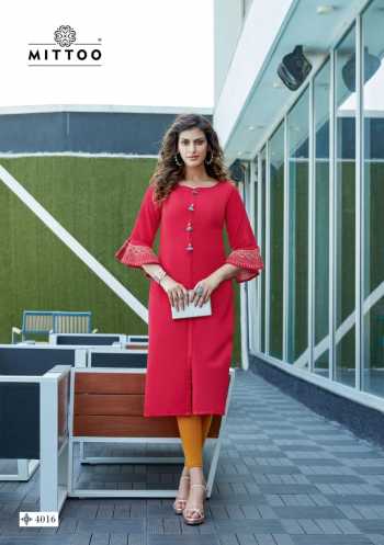 Mittoo Mayurika vol 2 Rayon Kurtis catalog wholesaler