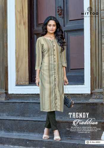 Mittoo Mohini vol 6 Rayon kurtis wholesaler