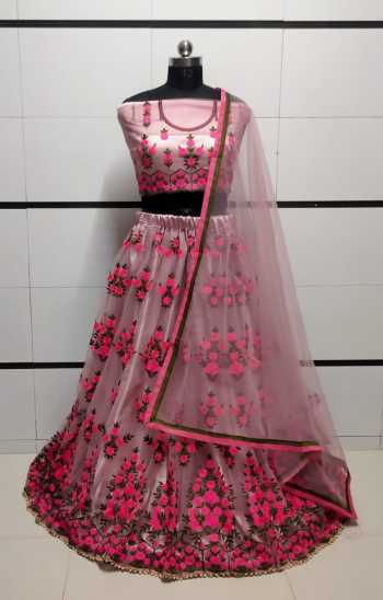 Mono Net work Wedding lehenga Choli catalog Wholesaler