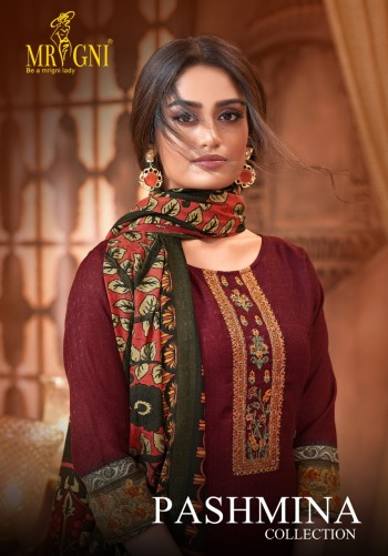 Mrigni Pashmina collection winter Suits catalog wholesaler