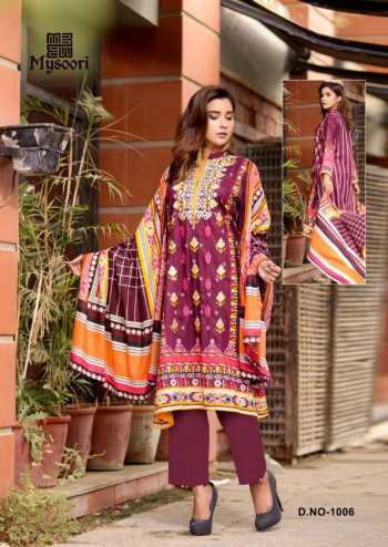 Mysoori Maira Hasan Lawn Cotton Pakistani Dress wholesale price