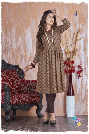 n4u pracheen vol 3 Rayon Kurtis wholesaler