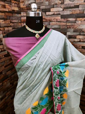 Nandini Linen Silk Saree buy wholesale price