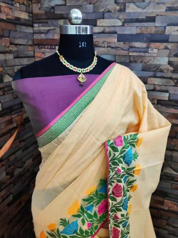 Nandini Linen Silk Saree buy wholesale price