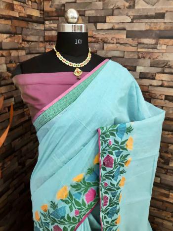 Nandini Linen Silk Saree buy wholesale price