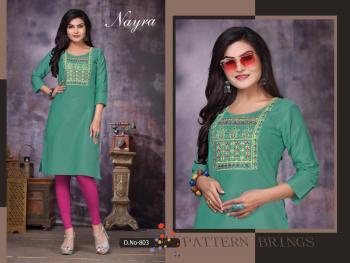 Nayra Daffodil Cotton Satin kurtis catalog wholesaler