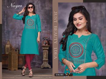 Nayra Daffodil Cotton Satin kurtis catalog wholesaler