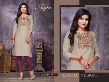 Nayra Daffodil Cotton Satin kurtis catalog wholesaler