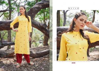 Neha Fashion Nirvi Rayon Kurtis with palazzo catalog