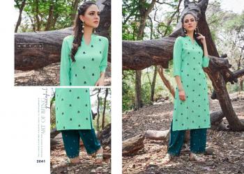 Neha Fashion Nirvi Rayon Kurtis with palazzo catalog