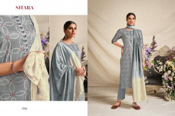 Nitara Bandhej Cotton Satin kurtis with pant and Dupatta catalog