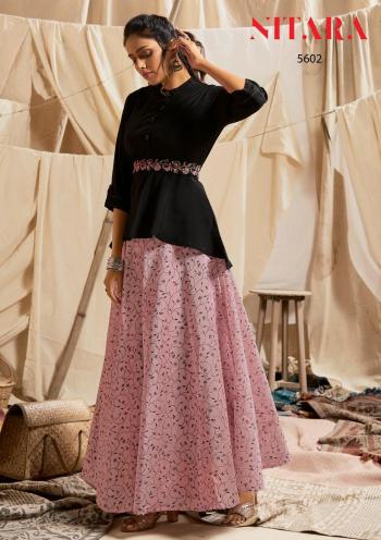 Nitara Sparkles vol 6 Top with Skirt wholesale Price