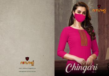 Nitisha nx Chingari vol 2 Cotton Kurtis wholesaler