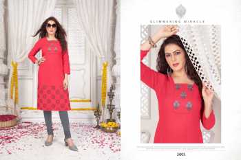 Nitisha Nx Chingari vol 5 Soft Cotton kurtis wholesaler