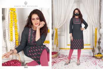 Nitisha Nx Chingari vol 5 Soft Cotton kurtis wholesaler