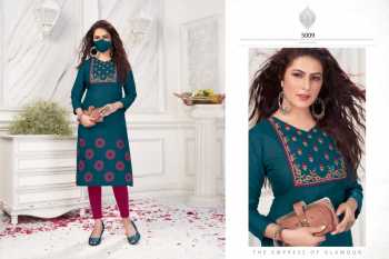 Nitisha Nx Chingari vol 5 Soft Cotton kurtis wholesaler