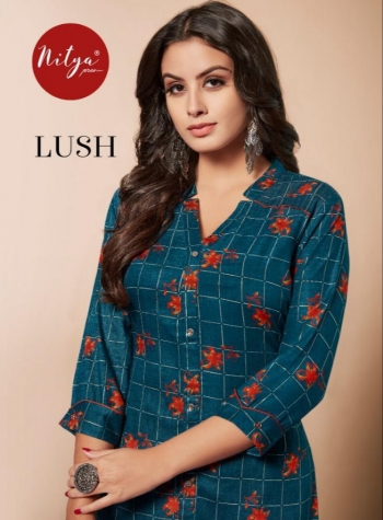 Nitya Lush Rayon Daily wear kurtis wholesaler