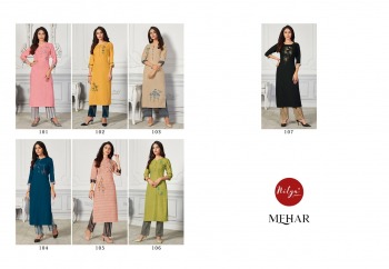 Nitya mehar kurtis with pant buy wholesale price