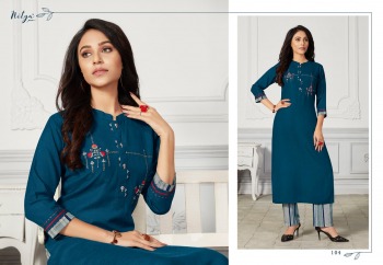 Nitya mehar kurtis with pant buy wholesale price