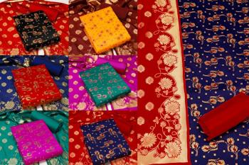 Non-catalog-Banarasi-Jacquard-Dress-Material-4