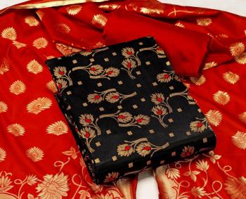 Non-catalog-Banarasi-Jacquard-Dress-Material-7