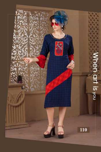 NRI Collection payall rayon kurtis catalog wholesaler