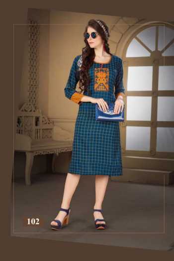 NRI Collection payall rayon kurtis catalog wholesaler