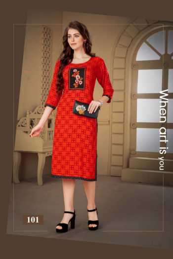 NRI Collection payall rayon kurtis catalog wholesaler