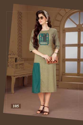 NRI Collection payall rayon kurtis catalog wholesaler