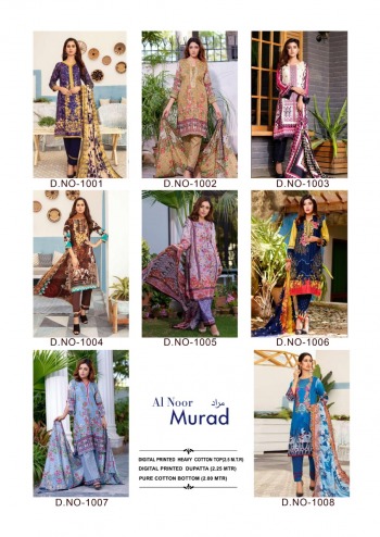 Om Fab Al Noor Murad cotton pakistani Dress wholesale Price